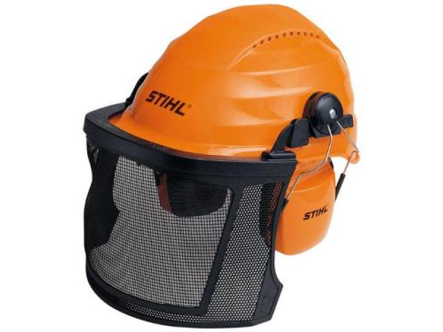 Каска STIHL AERO LIGHT легкая строительная каска с щитком и вентиляцией, 