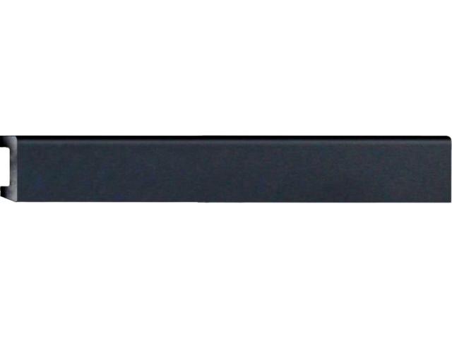 Плинтус напольный DECOMASTER D234-118 черный матовый 58x16x2400 мм, 
