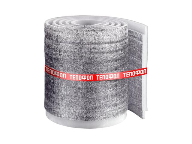 Теплоизоляция Тепофол 40 мм 12 м² рулон для утепления и звукоизоляции дома, 