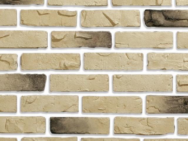 Кирпич декоративный Kamrock Клинкерный 34040 серо-бежевый, 
