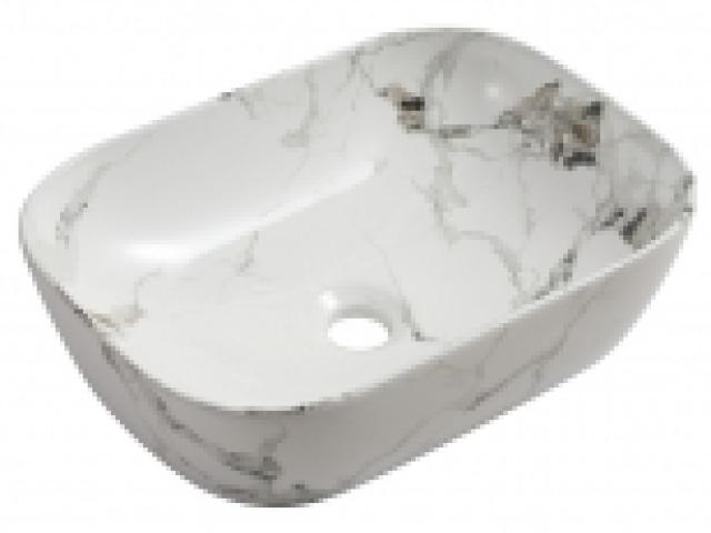 Раковина накладная VITARTA Yuta 455х330х135 см белая, 