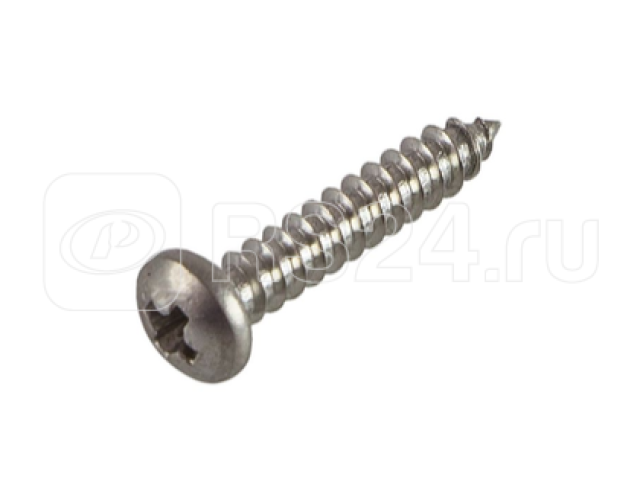 Саморез из нержавеющей стали AISI 316L 4.2х9.5 полукруглая головка DKC, 