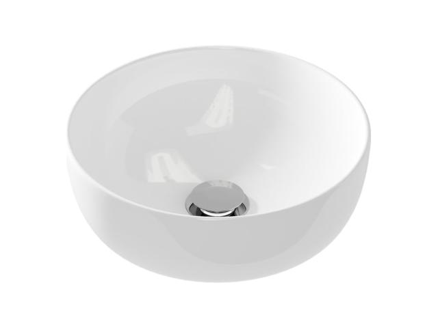 Раковина Cersanit MODUO 40 RING для столешницы, белая, круглая, 