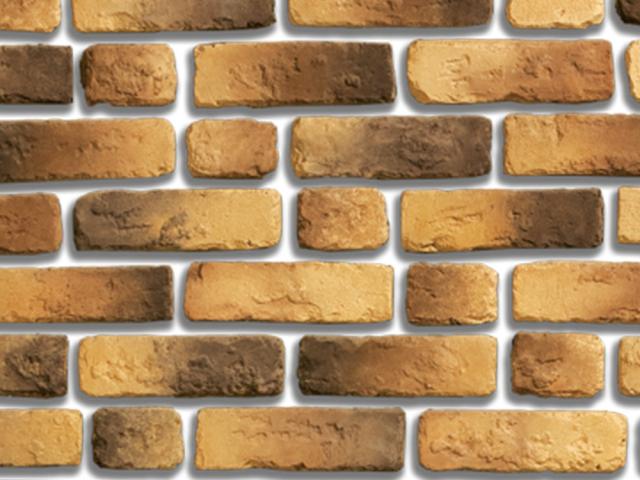Кирпич декоративный Kamrock Античный кирпич тычковый медно-коричневый, 