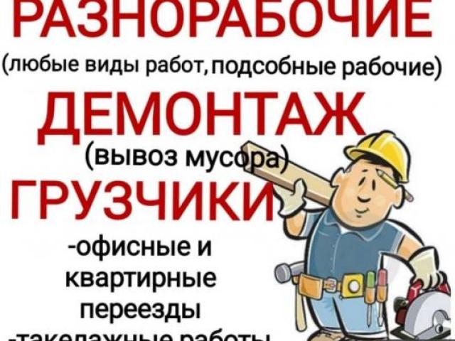 Подсобники на демонтаж, Санкт-Петербург