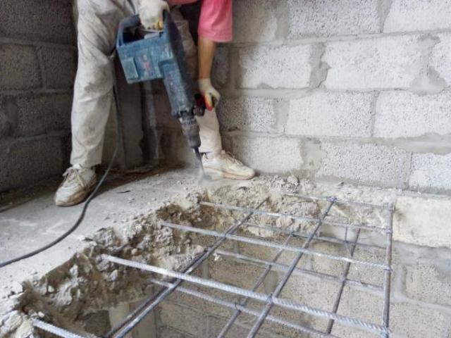 Демонтажные работы отбойным молотком, Абинск