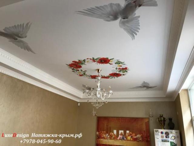 Художественные натяжные потолки-УФ фотопечать, Бахчисарай Художественные натяжные потолки-УФ фотопечать, Бахчисарай