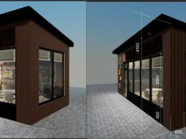 Проект павильона, Москва Проект павильона, Москва