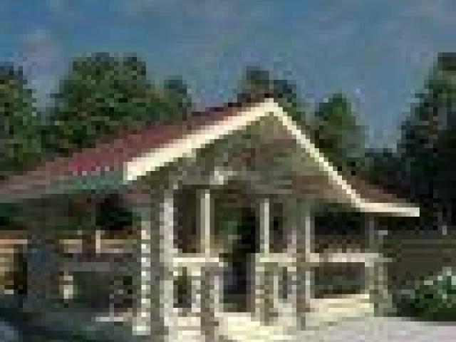 Беседка из оцилиндрованного бревна Б-5, Москва Беседка из оцилиндрованного бревна Б-5, Москва