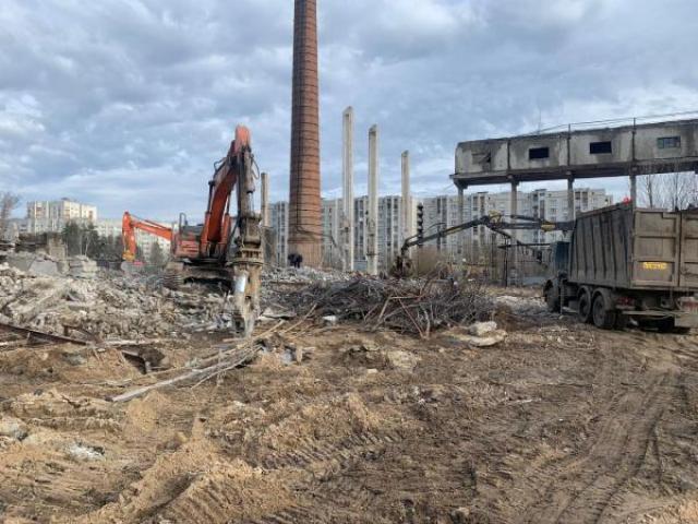 Демонтаж высотных труб, Московская область