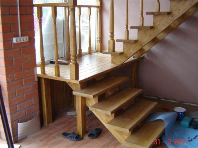 Деревянные лестницы под ключ, по эскизам., Минск