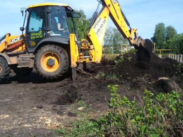 Услуги экскаватора погрузчика, Челябинск