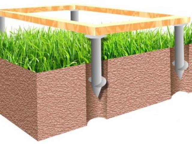 Фундамент на сваях установка в Хотимске районе, Могилев