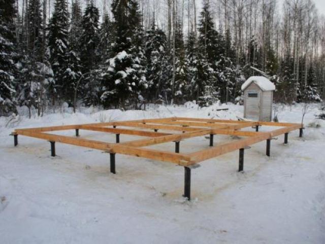 Фундамент на сваях, Срубы. Под ключ в Глуске и рн, Могилев