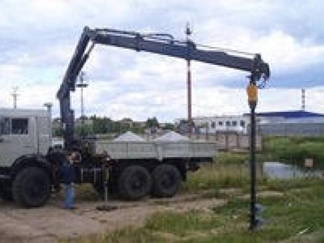 Бурение ям ямобурами газ 66, камаз, урал (услуги), Москва