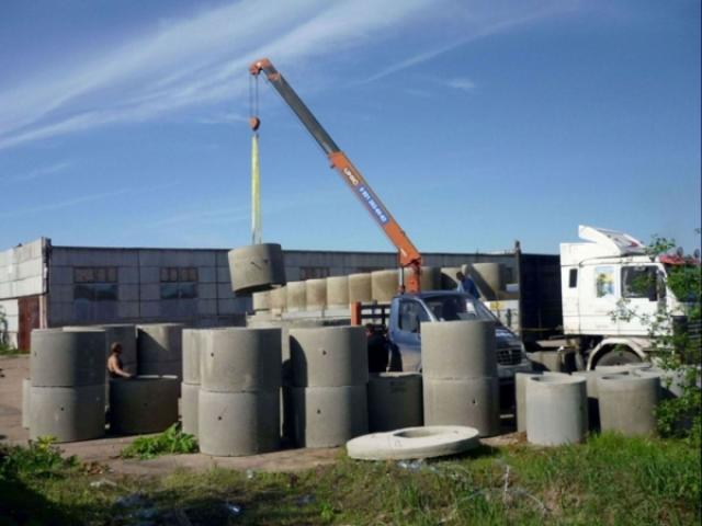 Копка колодцев,септиков.Ж/Б кольца.Кран манипулятор.Строительство,ремонт, Боровичи