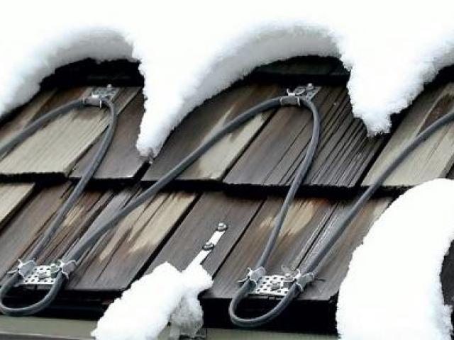 Обогрев крыши. Обогрев водостоков. Греющий кабель., Саратов