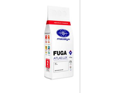 Цементная затирка Тайфун Fuga ATLAS LUX № 001 белая 2 кг для швов на камне кирпиче бетоне