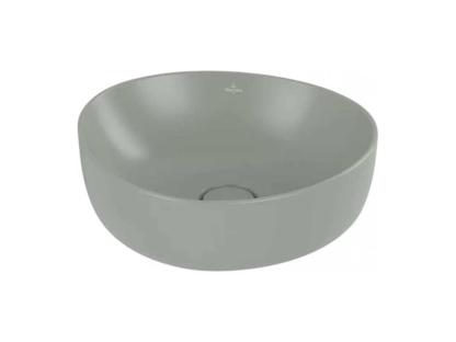 Раковина накладная Villeroy & Boch Antao 400x395 мм Morning Green матовая TitanCeram