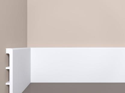 Плинтус напольный bello deco XPS П 28 120x15 влагостойкий скрытый монтаж