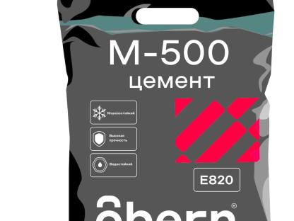 Цемент Obern М-500 белый 3кг — строительный материал с высокой прочностью