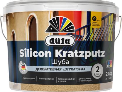 Штукатурка Dufa Silicone Kratzputz 25 кг для внутренних и наружных работ