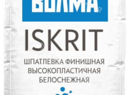 Шпаклевка полимерная ВОЛМА Искрит Про 19 кг для внутренних работ