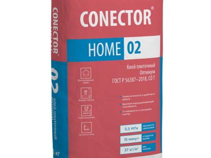 Клей плиточный Dauer Оптимум Conector Home 02 40 кг для внутренней укладки