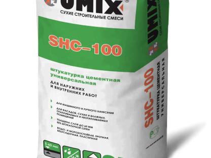 Штукатурка цементная UMIX SHC-100 25 кг для стен и потолков