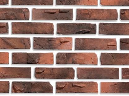 Кирпич декоративный Kamrock Клинкерный коричнево-красный для фасада и стен