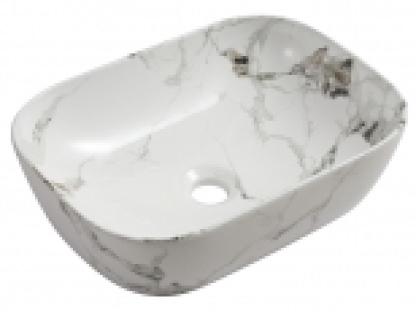 Раковина накладная VITARTA Yuta 455х330х135 см белая