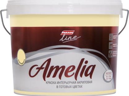 Акриловая моющаяся краска PARADE Amelia золотой песок 5 л для внутренних помещений