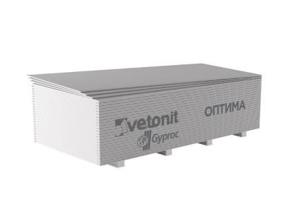 Гипсокартон Vetonit (Gyproc) Оптима 2700х1200х12,5 мм для потолка