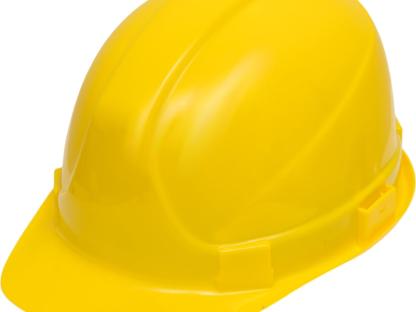 Каска Uvex Супер Босс PE желтая защитная для работы и промышленности