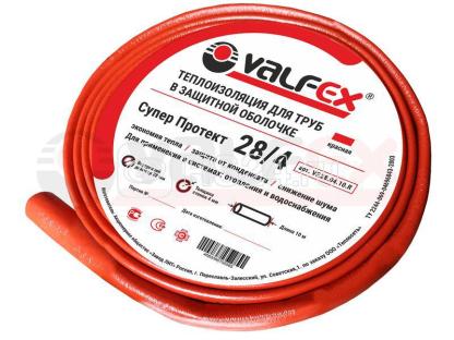 Теплоизоляция 22х4мм 10м VALFEX VF.22.04.10.R