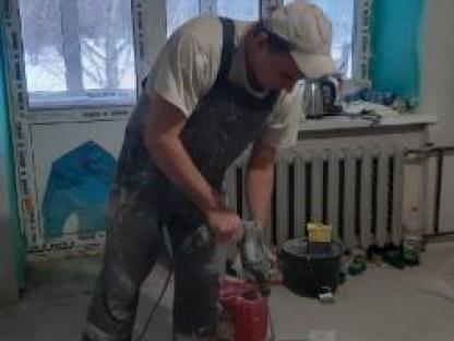 Шпаклёвка и покраска стен, Томск