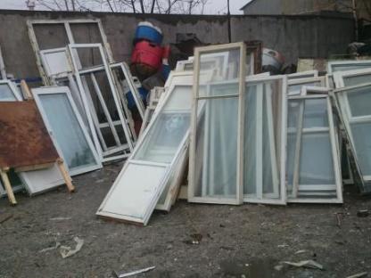 Вывоз пвх окон б.у. после демонтажа., Санкт-Петербург