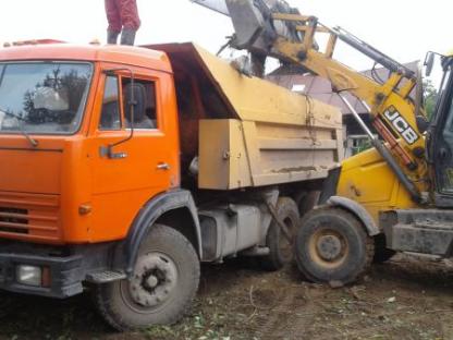 Снос домов.Расчистка. Подготовка к строительству,Слом,Демонтаж,Экскаватор-погрузчик, Нижний Новгород