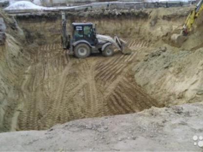 Копка котлованов в Новогрудке., Гродно