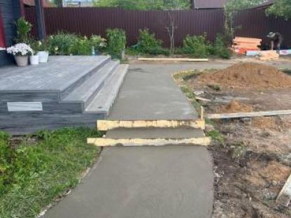 Бетонирование площадок, монолитная плита, заливка бетона, Сергиев Посад