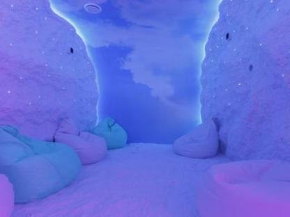 Отделка соляной комнаты, пещеры, Калуга