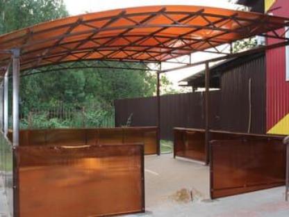 Козырьки и навесы из поликарбоната, Щёлково