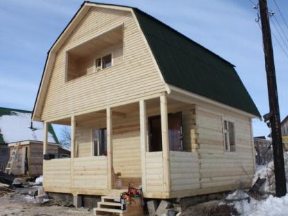 Строительство из бруса, Новосибирск