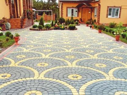 Укладка тротуарной плитки и брусчатки.Бетон, Краснодар