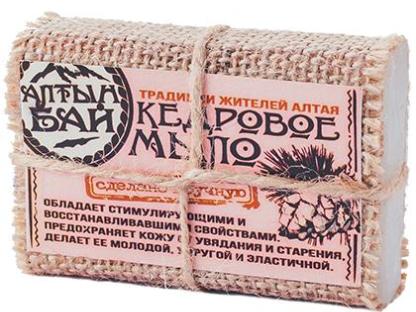 Мыло натуральное ручной работы КЕДРОВОЕ восстанавливающее, 80 гр., Ижевск