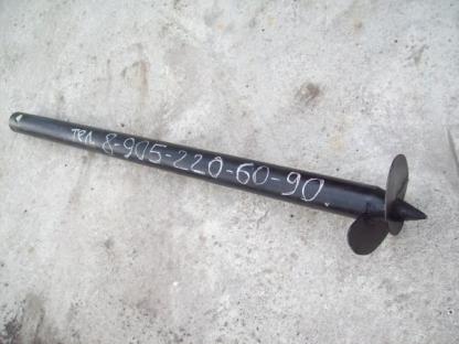 Монтаж винтовых свай ямобуром, Санкт-Петербург