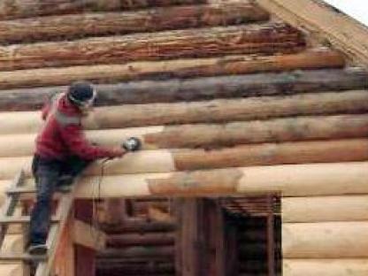 Шлифовка сруба, Гомель