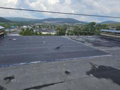 Ремонт мягкой рулонной кровли, Сатка