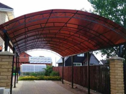 Навесы из поликарбоната в щёлково фрязино балашихе, Щёлково
