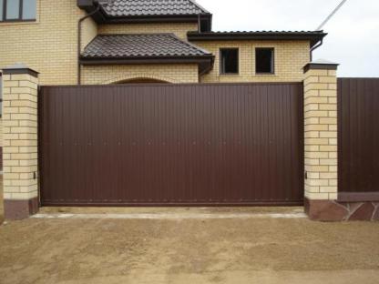 Автоматические откатные ворота под ключ, Красноармейск